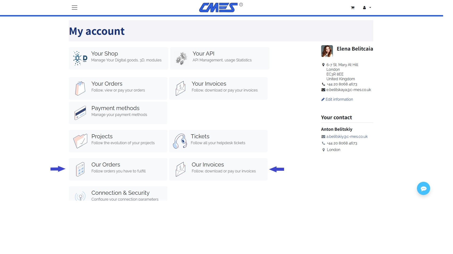 Registration example
