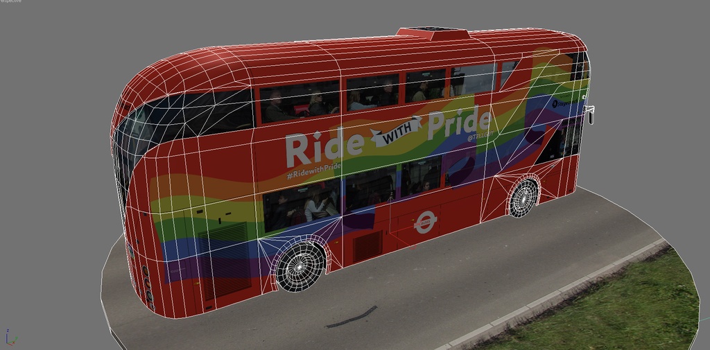 Wrightbus Routemaster Ride With Pride livery