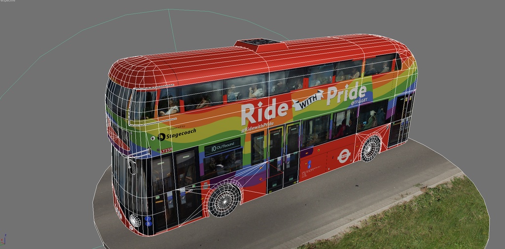 Wrightbus Routemaster Ride With Pride livery