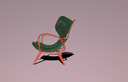 Exclusive designer armchair