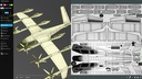 Archer Midnight EVTOL low poly