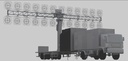 Mobile VHF-band radar AMBER-1800