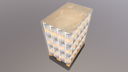 Pallet with rollfilm