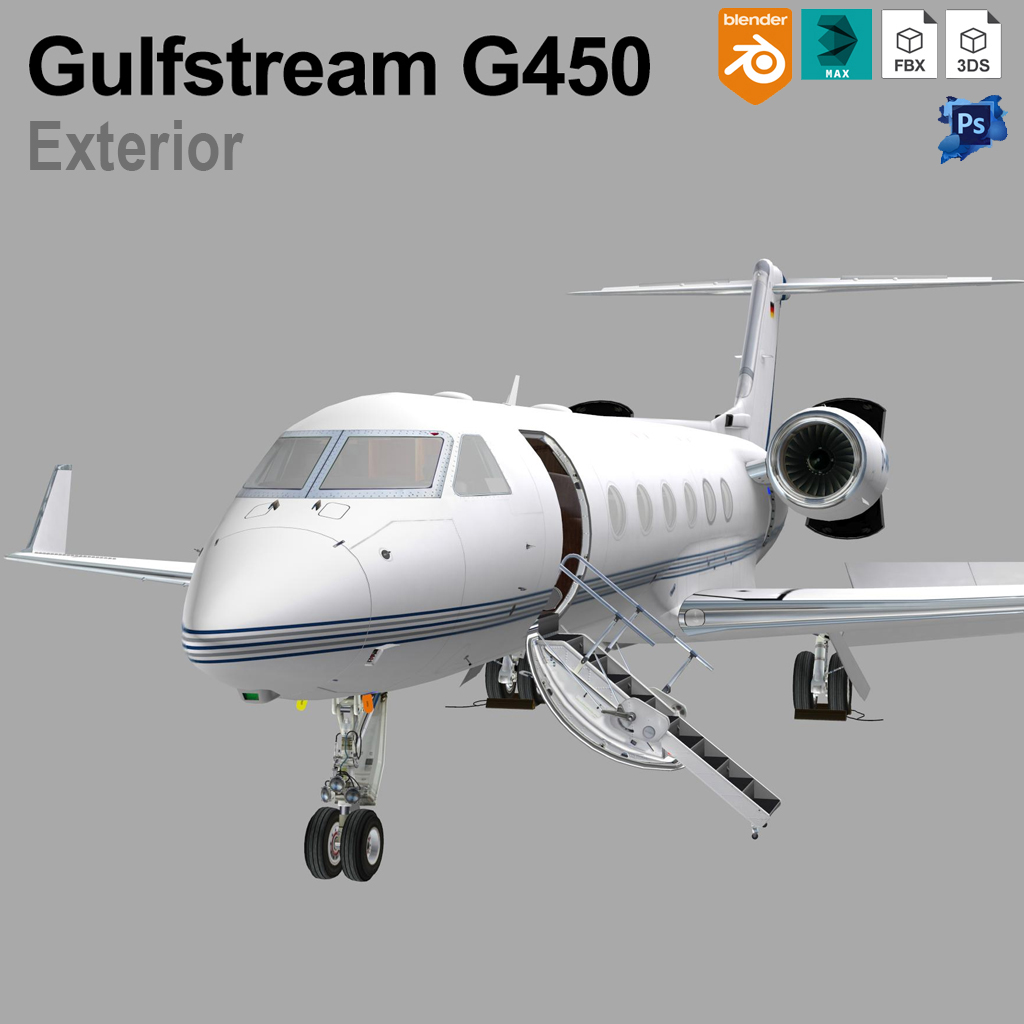 Gulfstream G450 Private Jet Exterior