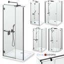 Cabin showers Radaway Carena black