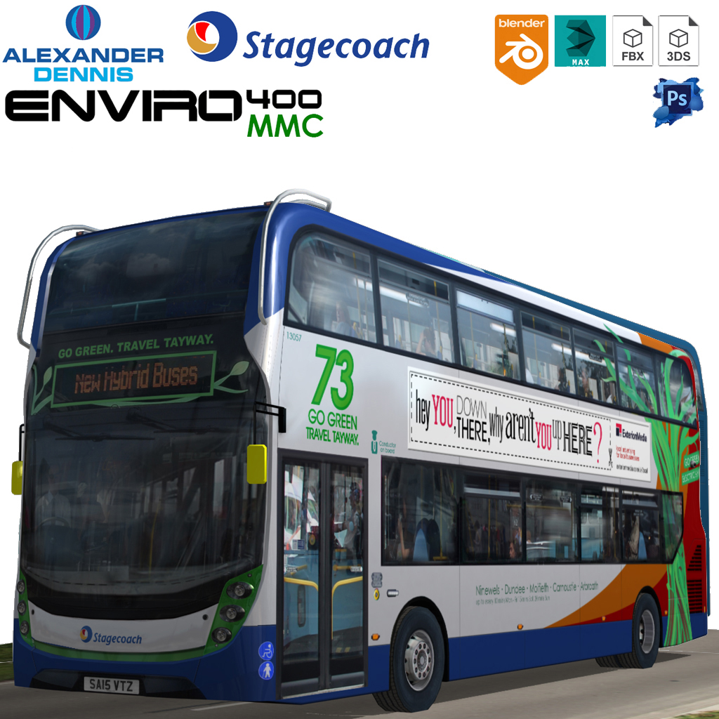 Alexander Dennis Enviro 400MMC Stagecoach livery
