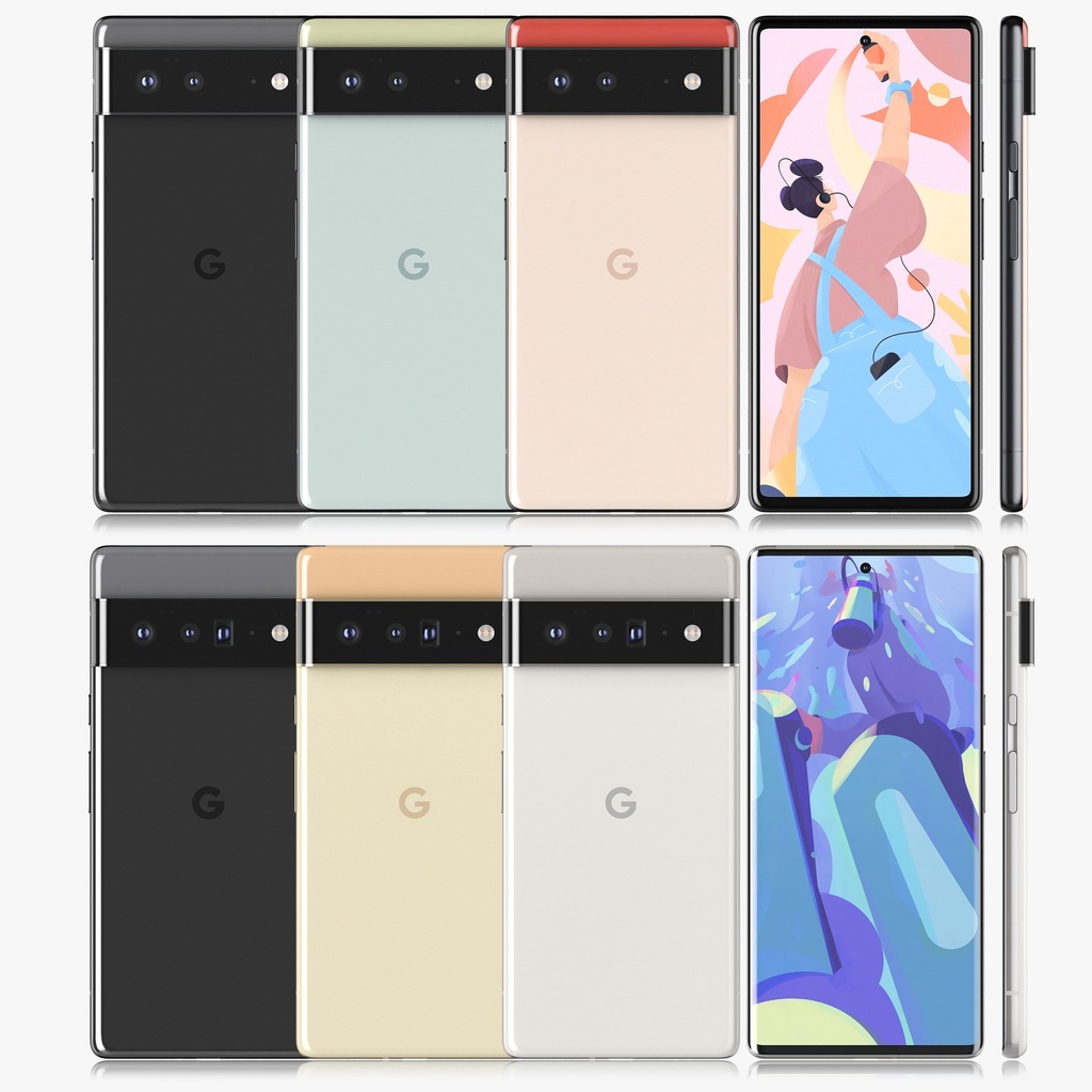 Google Pixel 6 and Pixel 6 Pro all colors