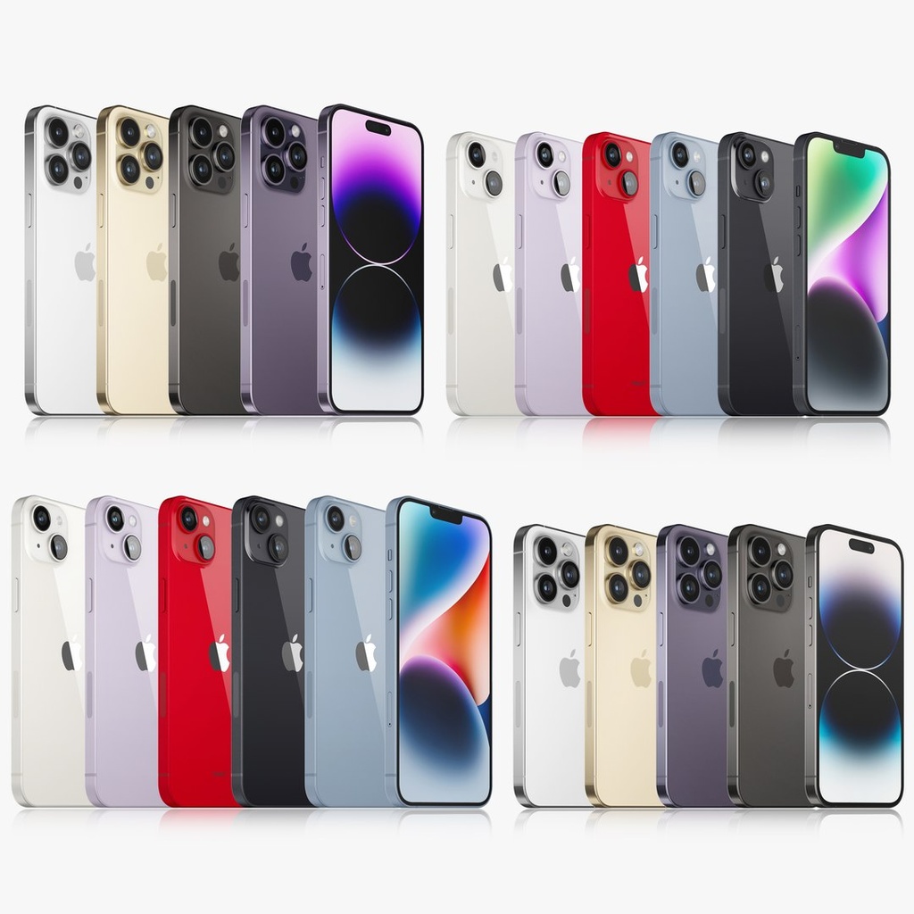 Apple iPhone 14 and 14 Plus and 14 Pro and 14 Pro MAX all colors