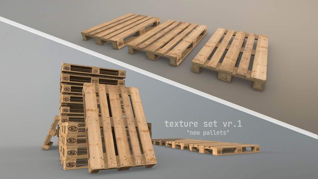 Cargo Wood Pallets EUR EPAL vr-1