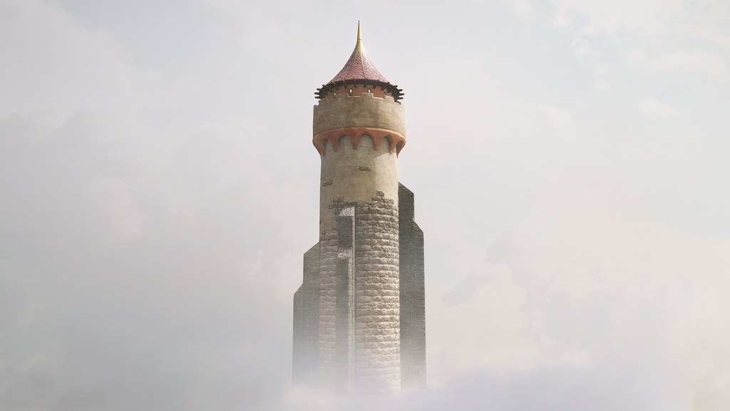 Medieval DRAGON Tower 03