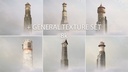 Medieval DRAGON Towers with general texture set 8k