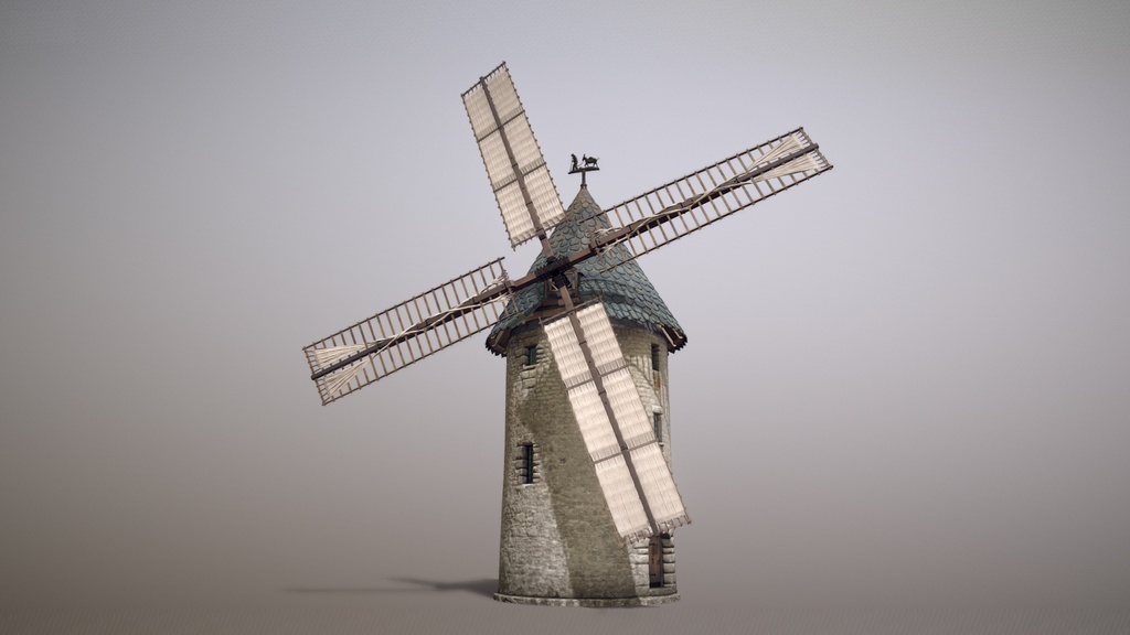 France Windmill Largny-sur-Automne