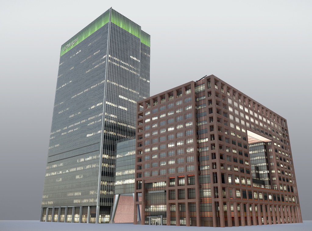 London 25Bank Street JPMorgan Skyscraper