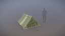 Military Tent WWII TwoSleeping close vr.1