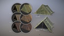 (Collection) Military Tent WWII TwoSleeping
