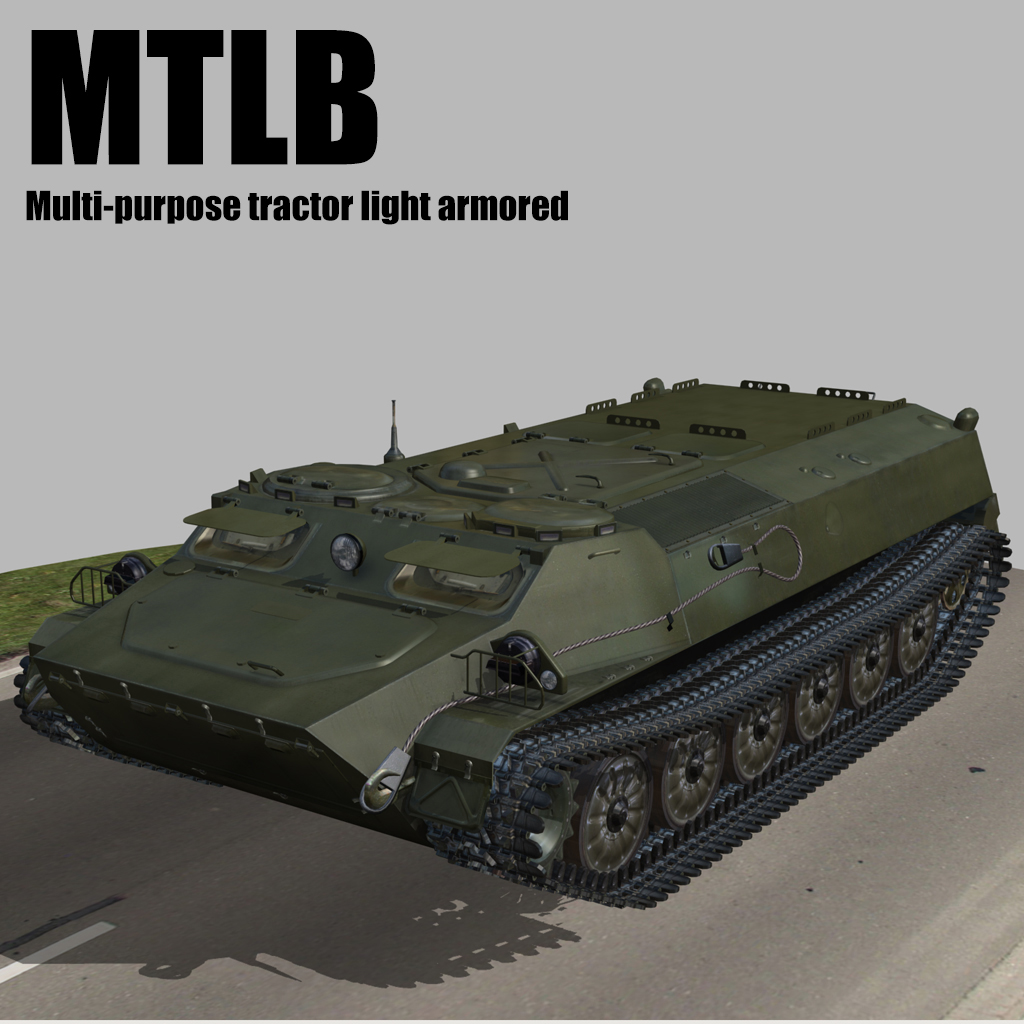 MTLB multi-purpose amphibious armored vehicle