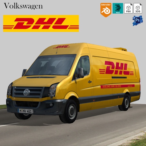 Volkswagen DHL delivery bus