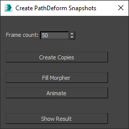 3DSMax conveyor belt animation script