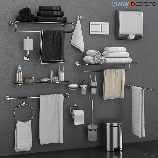 Bathroom accessories Grohe Atrio set 67 2