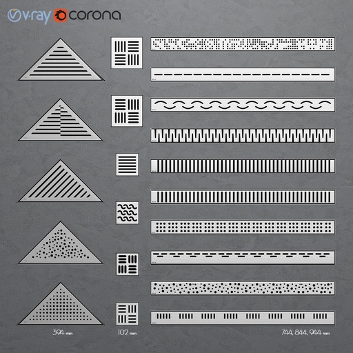Shower channels, drainage ladders Alca Plast