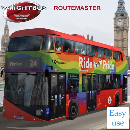 Wrightbus Routemaster Ride With Pride livery